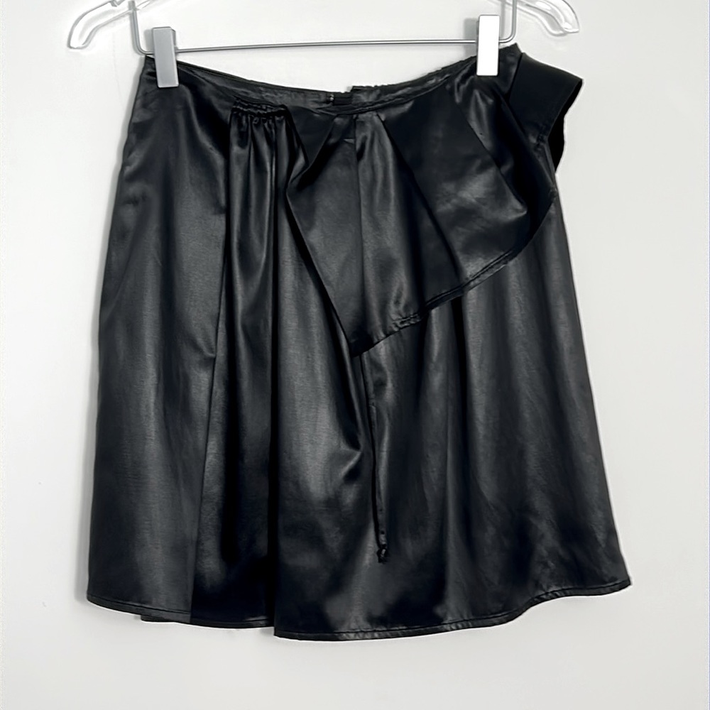 CHRISTIAN WIJNANTS shiny satin mini skirt Size EU 34/ US 4
